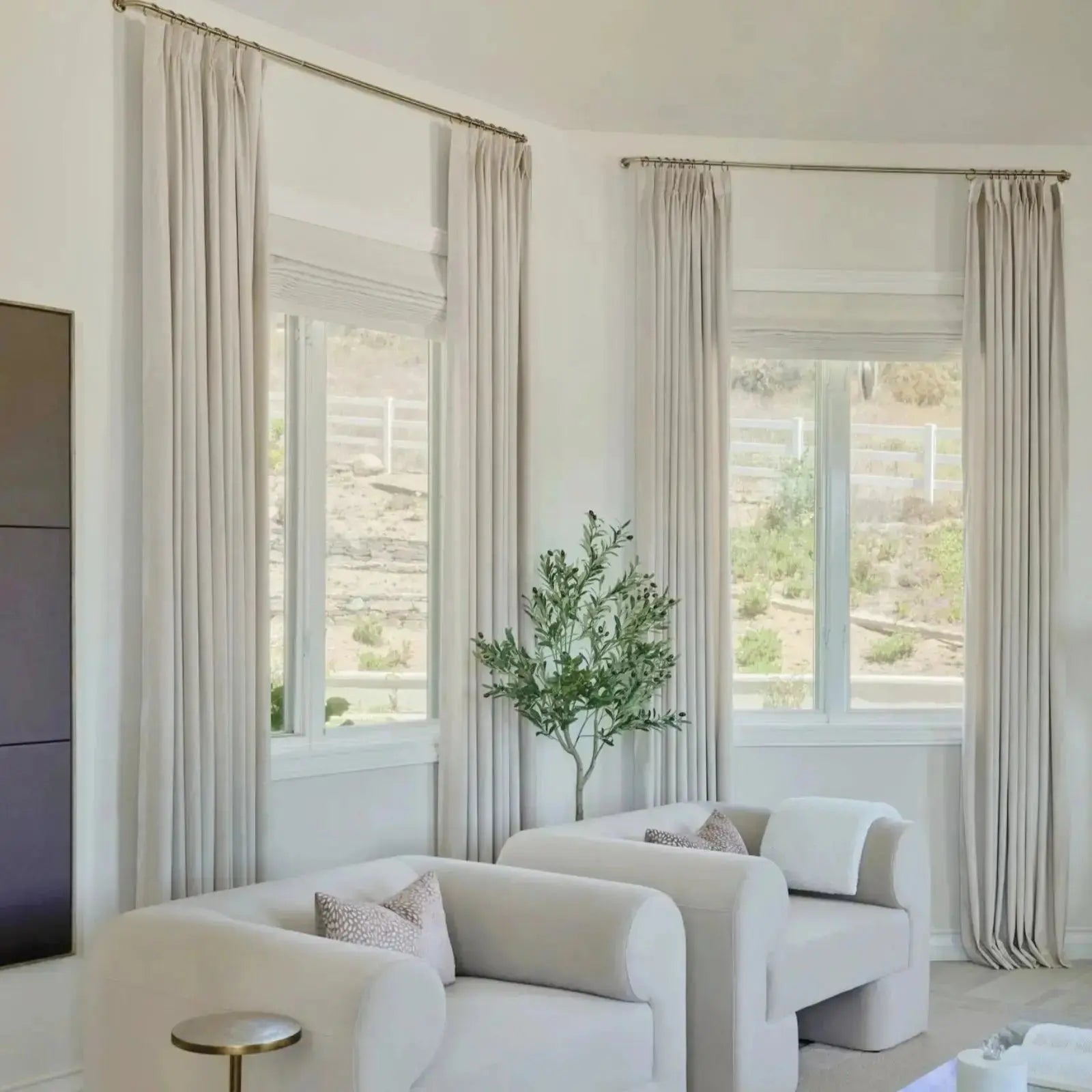 Birkin Velvet Pleated Curtains