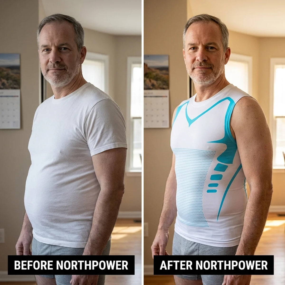 Ergonomic Posture Alignment Before and After